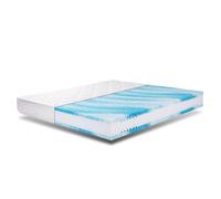 Ego Home Colchón 180 x 200 - 23 cm H3 7 Zonas de Espuma fría con Espuma viscoelástica, ergonómico, Suave y Alivia la presión, Transpirable, Funda Lavable, Certificado Öko-Tex