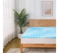EGO HOME Topper de 140 x 190 cm, 5 cm de Altura, 7 Zonas, de Espuma, Certificado CertiPUR UE, cubrecolchón de 140 x 190 cm, sin Funda para Cama con somier, colchones y sofá Cama
