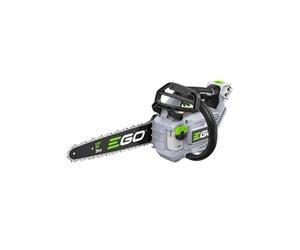 Ego Power+ - Motosierra con mango superior, barra de 30 cm, batería, CS1200E, velocidad de la cadena 20 m/s