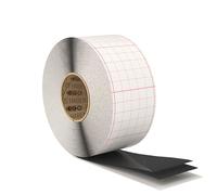 EGO TAPE 4000 - Cinta de sellado de uñas negra | 1,0 x 150 mm x 10 m | autoadhesiva | laminado cruzado | resistente a las raíces | alta resistencia | cinta de butilo impermeable para techo | fachada |