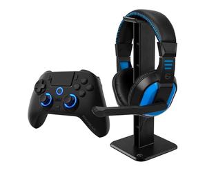 EGOGEAR Mando Gaming Negro/Azul Bluetooth PlayStation 4