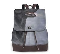 EgoMed Dibujo de perro labrador,Mochila para mujer, impermeable, ligera, de piel sintética, moderna, para viajes.