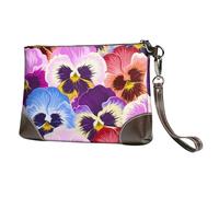 EgoMed Pensamientos,Bolso de Mano de Piel sintética con Cremallera para Mujer, Cartera con Correa para la muñeca