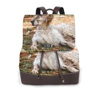 EgoMed Setter Inglés Otoño Mascotas Perros Inglés,Mochila para mujer, impermeable, ligera, de piel sintética, moderna, para viajes.