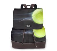 EgoMed Tenis,Mochila para mujer, impermeable, ligera, de piel sintética, moderna, para viajes.