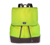 EgoMed Verde lima,Mochila para mujer, impermeable, ligera, de piel sintética, moderna, para viajes.