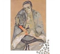 Egon Schiele Museo Rompecabezas Imposibles 1000 Piezas, Rompecabezas Cuadros Famosos del Mundo De Madera, Puzzle Imposible Arte, Juguete De Desafío para Adultos, Regalo De Cumpleaños