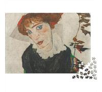 Egon Schiele Pinturaarte Rompecabezas Imposibles 1000 Piezas, Rompecabezas Arte De Madera, Puzzle Imposible Cuadros Famosos del Mundo, Juguete De Desafío para Adultos, Regalo De Cumpleaños