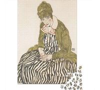 Egon Schiele Puzzle De Madera, Rompecabezas Pinturaarte Adultos, Museo Rompecabezas Imposible, Puzzles Cuadros Famosos del Mundo, Ejercitar La Lógica Y La Coordinación Sensorial 1000 Piezas