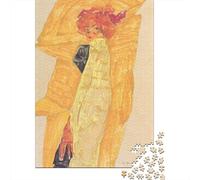 Egon Schiele Puzzles De Madera, Puzzle Arte 1000 Pcs, Rompecabezas PinturaarteAdultos para Aliviar El Estrés, Cuadros Famosos del Mundo Rompecabezas Intelectual Desafío para Adolescente