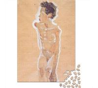 Egon Schiele Rompecabezas Arte De Madera, Imposibles Puzzles Cuadros Famosos del Mundo, Pinturaarte Rompecabezas Imposible, Decoración del Hogar, 1000 Piezas