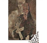 Egon Schiele Rompecabezas De Madera 1000 Piezas, Rompecabezas Museo, Imposible Puzzle Pinturaarte, Puzzles Arte, Juego De Habilidad para Toda La Familia