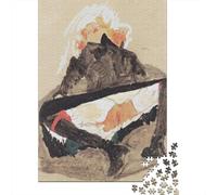 Egon Schiele Rompecabezas Pinturaarte De Madera, 1000 Piezas Puzzle De Madera Arte, Rompecabezas Imposibles Museo, Mejor Regalo para Adultos Y para Toda La Familia