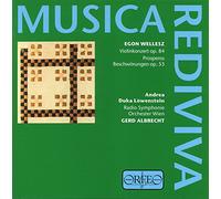 Egon Wellesz : Concerto pour violon, op. 84. Löwenstein, Albrecht.