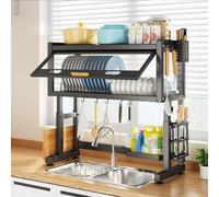 Égouttoir à vaisselle pour évier, égouttoir de comptoir Anti-poussière, égouttoir à vaisselle à Poser Sur l'évier, égouttoir de Rangement pour vaisselle, égouttoir à vaisselle à