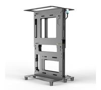 Egowz Banco de pruebas de marco de montaje creativo para PC, carcasa de computadora, marco de PC, soporte de chasis de escritorio, banco de pruebas al aire libre, compatible con placa base ATX ITX