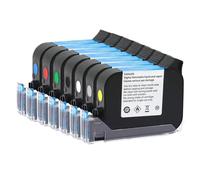 EGRMZ 25. Cartucho de Tinta Universal de 4 mm Impresora de Mano Eco Solvent Compatible con impresoras de Fecha de vencimiento portátil de 600 ppi Cartucho de Tinta Invisible(1Set)