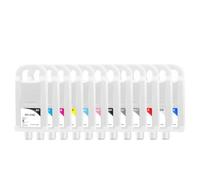 EGRMZ Cartucho de Tinta Recargable con Chip Permanente 57 PFI 57 PFI57 para Pro 520 540 540S 560S Impresora 700ml 12 Colores compatibles con impresoras estándar(Red)
