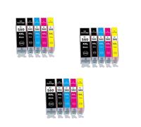 EGRMZ Cartuchos de Tinta compatibles con PGI-580XXL CLI-581XXL para TR7550 TR8550 TS6150 TS6151 TS6250 TS9550 TS9551C Impresoras(15PACK 3SET)