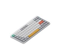 EGRMZ Nuphy AIR75 V2 Teclado mecánico inalámbrico 75 por ciento Interruptores de Perfil bajo Bluetooth 24G Conectividad RGB Packlight Compatible con 75 teclados de la Serie(White)