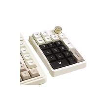 EGRMZ Teclado de número K20 con conectividad de Modo de Perilla 3 Personalizada 2. 4G Bluetooth Bluetooth Hot Swappable RGB retroiluminable con Teclado numérico de Laptop y PC(Starry Rock ASH-K20)