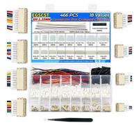 EGSCST GH - Kit de conectores JST de 1,25 mm, 180 cables de silicona preengarzados para Pixhawk 6C/6X, controlador de vuelo, GPS, telemetría | Carcasa de 2/3/4/5/6/7/8/9 pines y cables adaptadores de