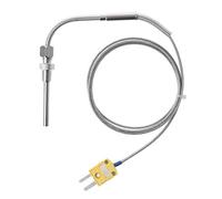 EGT K Tipo Termopar Controlador de Temperatura Herramientas K Tipo K 1/20.3 cm NPT Ttemperature Sonda Sensores con Punta Expuesta Medidor de Temperatura Digital Termómetro Pirómetro Humedad Barómetro