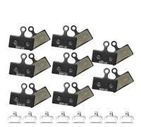 EGUIAS Ajuste para G01S G03C G02A Pastilla de Freno de Disco de Bicicleta Apto para BR-M9000 M9020 M8000 M666 Freno hidráulico Apto para Shimano(Resin 8Pairs)