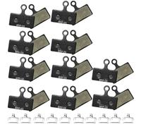 EGUIAS Ajuste para G01S G03C G02A Pastilla de Freno de Disco de Bicicleta Apto para BR-M9000 M9020 M8000 M666 Freno hidráulico Apto para Shimano(Resin 10Pairs)