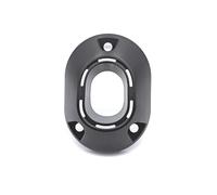 EGUIAS Alas para Moto Cubierta Protectora para Tubo de Escape de Motocicleta, Compatible con Honda PCX125 2021-2024 PCX 160 PCX 125 2023 2022 Moto Carenado Deflector de Viento(Black)