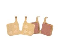 EGUIAS Apto para Magura MT5 MT7 Disco de Aceite de 4 pistones Freno de Bicicleta de montaña Pastillas de Freno de Disco hidráulico de Metal de Resina(1 Pair Gold Metal)
