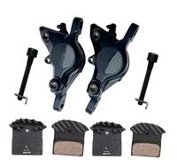EGUIAS BR M7100 BR-M7100 Pinza de Freno de Disco MTB 2 pistones con Pastillas de Freno Resina G05S J05A Metal J04C Freno de Tambor para Bicicleta Kit de Freno de Rod(BR J05A-Plug a Pair)