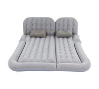 EGUIAS Cama Hinchable Colchón de Viaje Inflable multifunción, Flocado, sueño reparador, cojín de Descanso, Cama Inflable para Coche Colchón De Aire para(Gray)