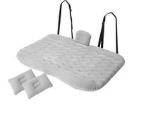 EGUIAS Cama Hinchable Juego de Cama Inflable Universal para Viaje en Coche, Asiento Trasero de Coche, colchón para Maletero, Almohada de Cama de Aire para Viaje y Camping Colchón De Aire para(Gray)