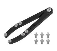 EGUIAS Cubierta Bloqueo piñón Libre Cassette para Bicicle Llave Inglesa Ajustable para pasadores de 3 mm, 4 mm y 5 mm para Bicicletas, Herramienta para Quitar Tapas de Horquilla de Motocicleta.