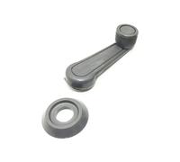 EGUIAS Empuñadura Antidesliz Manivela Antióxido Manivela de ventana de coche, manija de palanca de puerta, manija de conexión de ventana, reemplaza accesorios interiores de automóvil(Silver)