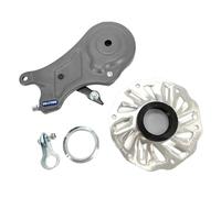 EGUIAS Freno de Rodillo Trasero para Bicicleta City Comfort, Freno de Enlace metálico para Bicicleta de múltiples Condiciones Freno de Tambor para Bicicleta Kit de Freno de Rod(9.5mm Silver)