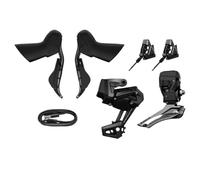 EGUIAS Grupo de Cambios electrónico inalámbrico EDS TX con Freno de llanta de Fibra de Carbono, Sistema de Cambios Ligero para Bicicleta de Carretera(TX-RA7100-GS)