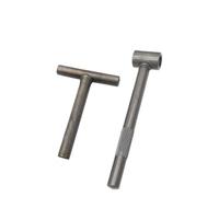 EGUIAS Herramienta de Ajuste de taqué de válvula de Motor Tipo T para Motocicleta de 3/3,5/4/9/10 mm, Llave de Ajuste de Acero, Llave Hexagonal Cuadrada(Square and Hexagon)