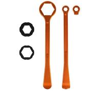 EGUIAS Herramienta de instalación de neumáticos Compatible con Suzuki Compatible con Kawasaki Compatible con Honda Compatible con KTM Compatible con Husqvarna(Type A Orange)