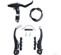 EGUIAS Juego de Frenos MTB BMX para Bicicleta V, Juego de Pinzas de montaña, tracción Lineal con Pastillas de Freno, Herramienta de instalación de Palanca(Front Brake Set)