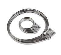 EGUIAS Kit de Abrazadera Fuelle Junta homocinética Eje Universal Ajustable 32-41 mm y 70-127, Clip engarce transmisión Acero Inoxidable Botas CV Juego De Botas CV De Silicona(20Pcs)