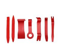 EGUIAS Kit de desmontaje de Interiores de Coche, Herramienta para Quitar molduras de Paneles, desmontadores de plástico, Estuche Completo Manual(7PCS)