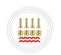 EGUIAS Manguera de Freno de Disco hidráulico, Carcasa de Tubo de Bicicleta Apta para Shimano, Magura, Sram SM-BH90 BH59 Freno de Tambor para Bicicleta Kit de Freno de Rod(BH59-White)