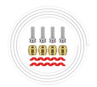 EGUIAS Manguera de Freno de Disco hidráulico, Carcasa de Tubo de Bicicleta Apta para Shimano, Magura, Sram SM-BH90 BH59 Freno de Tambor para Bicicleta Kit de Freno de Rod(Fit Sram-White)