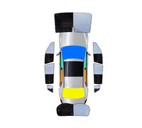 EGUIAS Parasoles Autoadhesivos Compatible con Ebro S700 Xcite X-Cross 7 Sportequipe 6 2021-2025, ventanillas de Techo, Visera, Parabrisas y Cortina.(All Windows)