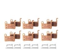 EGUIAS Pastillas de Freno de Bicicleta MTB, Pastilla de Disco hidráulica Apta para Shimano M06 M07, Pastillas de Disco duraderas para Bicicleta(Sintered 6Pairs)