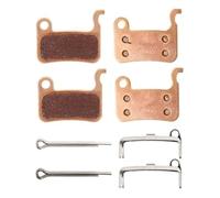 EGUIAS Pastillas de Freno de Bicicleta MTB, Pastilla de Disco hidráulica Apta para Shimano M06 M07, Pastillas de Disco duraderas para Bicicleta(Sintered 2Pairs)