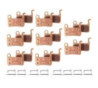 EGUIAS Pastillas de Freno de Bicicleta MTB, Pastilla de Disco hidráulica Apta para Shimano M06 M07, Pastillas de Disco duraderas para Bicicleta(Sintered 8Pairs)