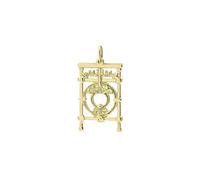 Eguzkilore Colgante Mujer Oro de Ley Barandilla de La Concha San Sebastián - Tamaño 22mm - Regalos Originales para Mujer - Colgante de Oro de Ley Unisex par regalo con diseño original